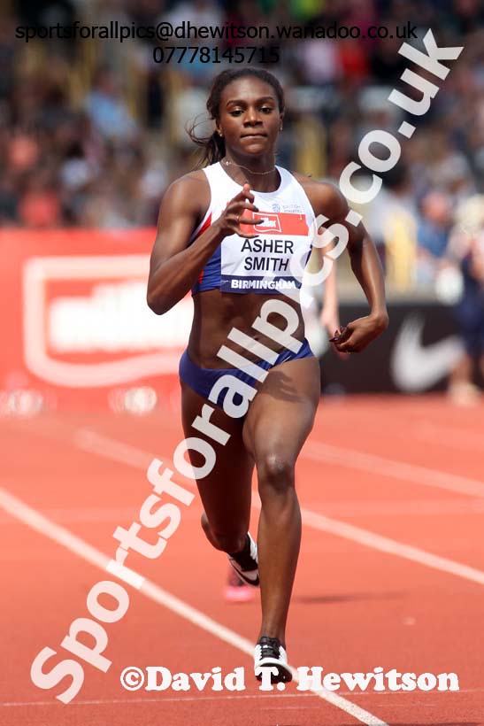 Womens 200 metres, British Championships, Birmingham. Photo: David T. Hewitson/Sports for All Pics